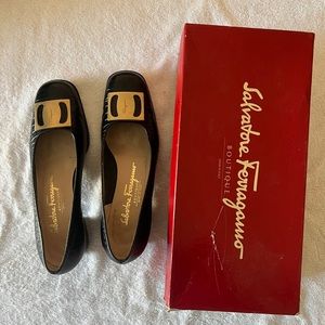 Black Salvatore Ferragamo shoes